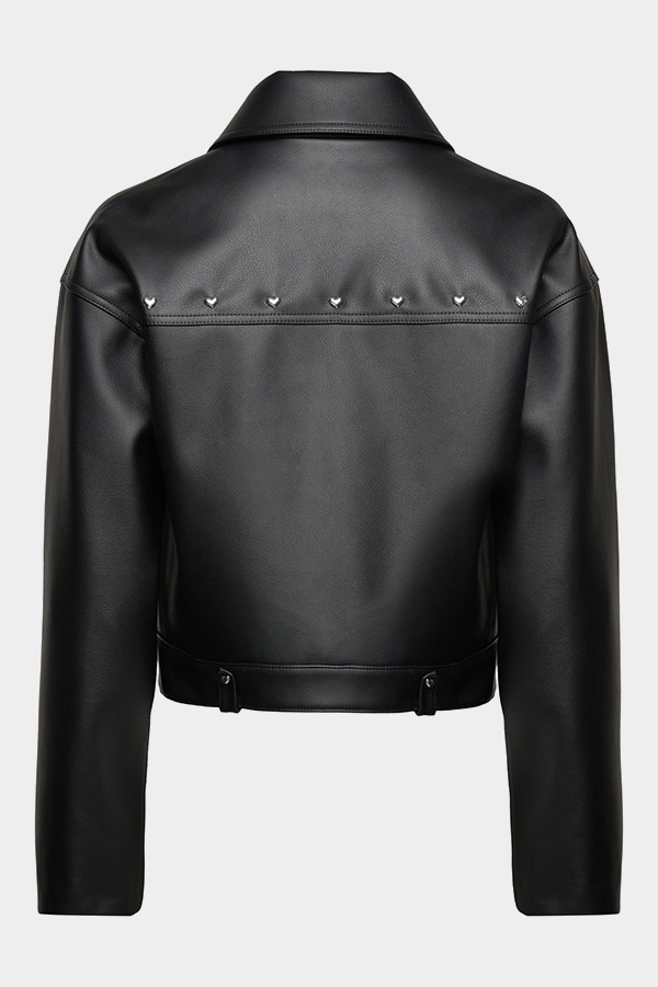 ECO-LEATHER ΓΥΝΑΙΚΕΙΟ ΜΠΟΥΦΑΝ (ΔΕΡΜΑΤΙΝΟ) HUGO - 001 ΜΑΥΡΟ